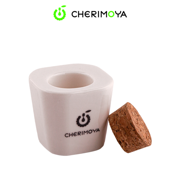 Vaso - Dappen de Cerámica Blanca