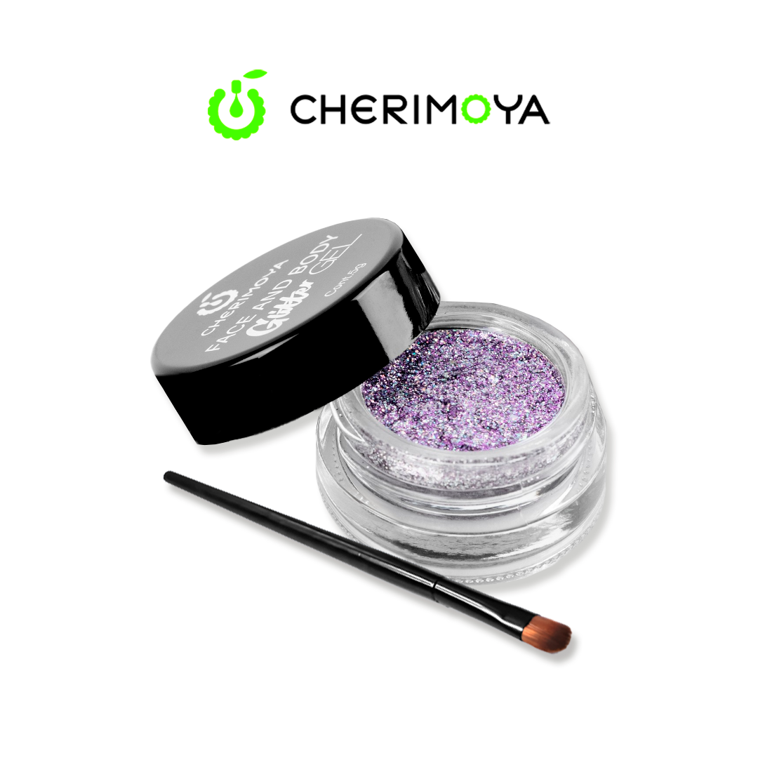 Face Glitter - Morado gel glitter