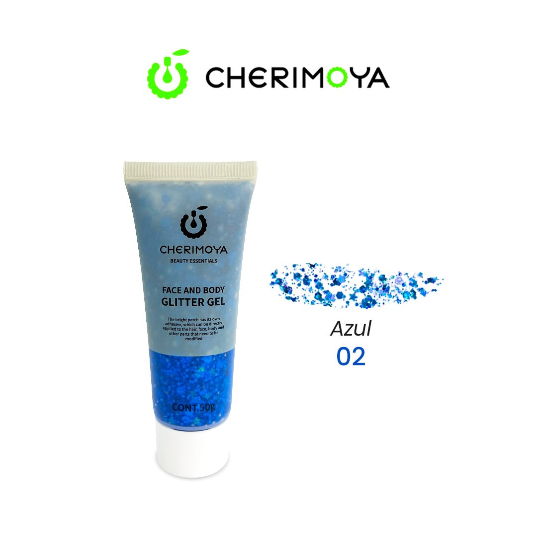 Glitter Azul_ glitter gel