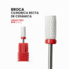 Broca - Cilindrico Recto Rojo2 Broca Cilindro Recto de Cerámica