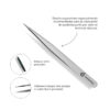 Pinza Recta - BH005220 - 2 Pinza Recta Para Pestañas