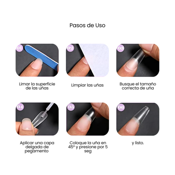 pegamento para uñas