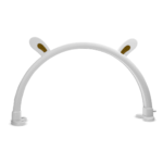 BE00009-B1 Lampara de Media Luna - Blanco