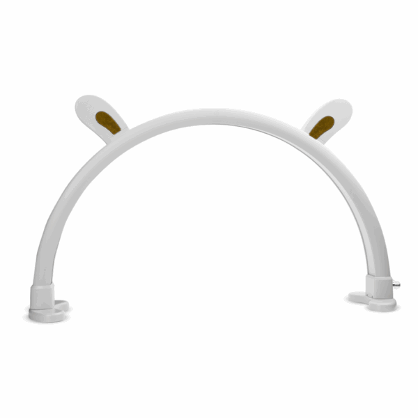 BE00009-B1 Lampara de Media Luna - Blanco