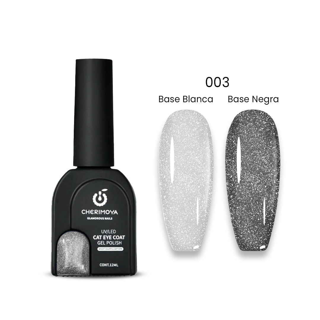 CH072-003 glitter ojo de gato