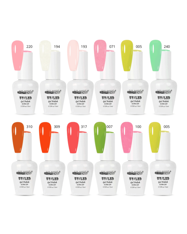 Set 12 Colores Esmalte 15ml