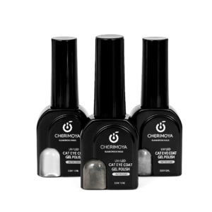 001 Esmalte Ojo de Gato Glitter Clear