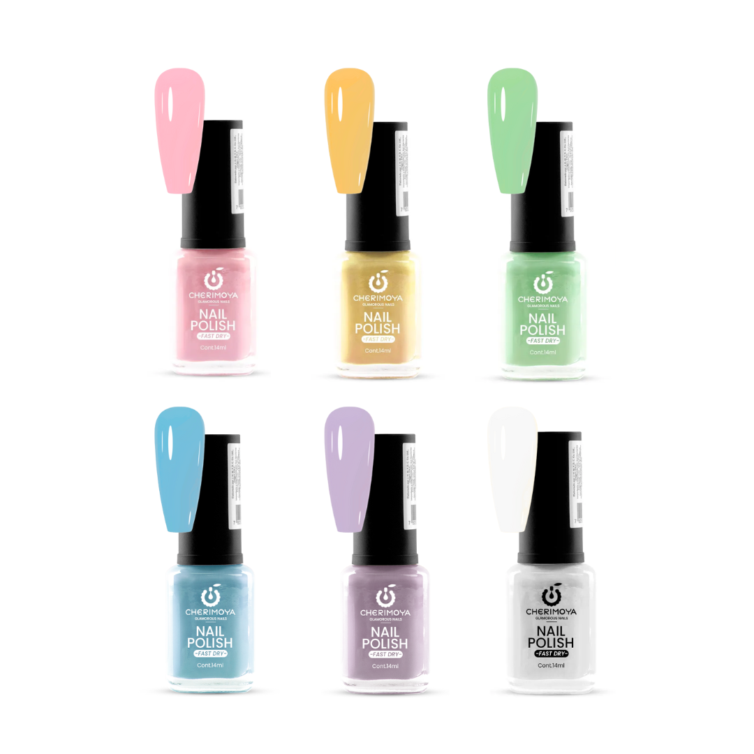 OFERTA 14 Set 6 tradicionales Pastel (1) Set 6 Esmaltes Tradicionales