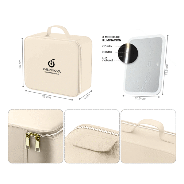 BH071006-B--- Cosmetiquera Beige