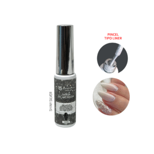 Gel Art Plateado Brillante