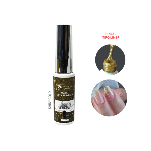 CH104-08 Gel Art Dorado Brillante
