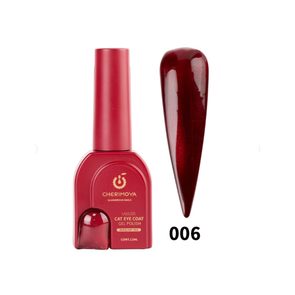 006 Esmalte ojo de gato Rojo Borgoña