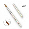 Pincel Kolinsky #10 Plateado