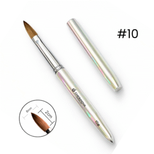 Pincel Kolinsky #10 Plateado