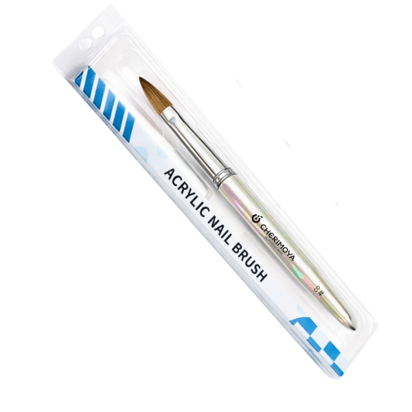 Pincel Kolinsky #8 Plateado