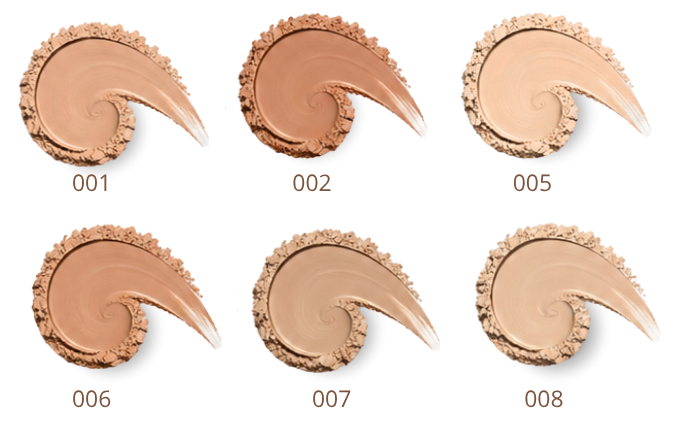 Tonos del Polvo Compacto