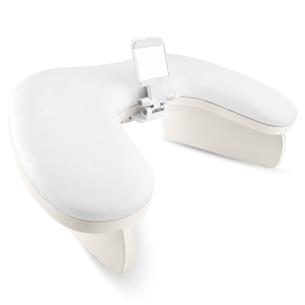 Apoyabrazos + Soporte de Celular (Blanco)
