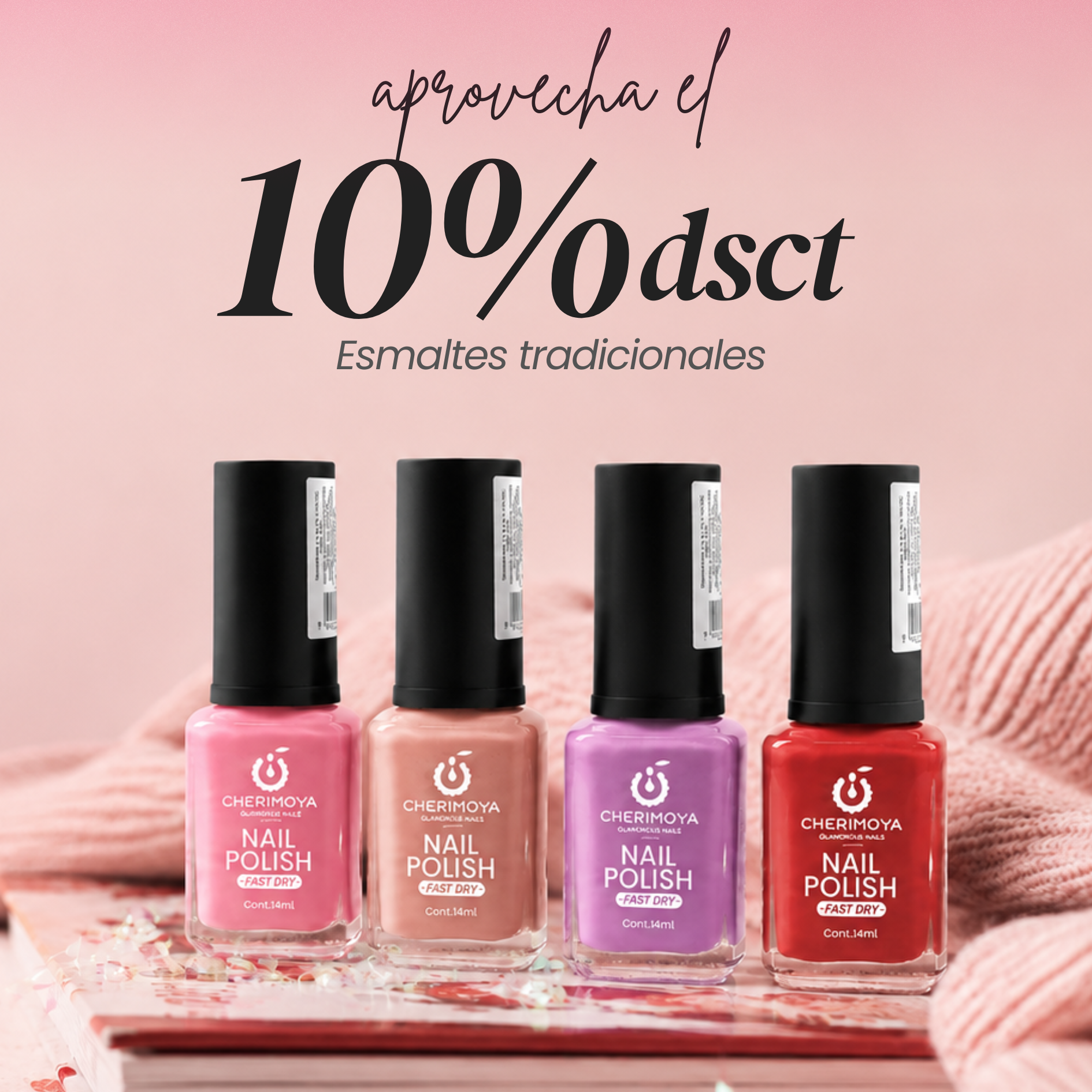 OFERTA 3 X 2 ESMALTES 15 ML