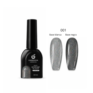 001 Esmalte Ojo de Gato COLECCION GLITTER CLEAR