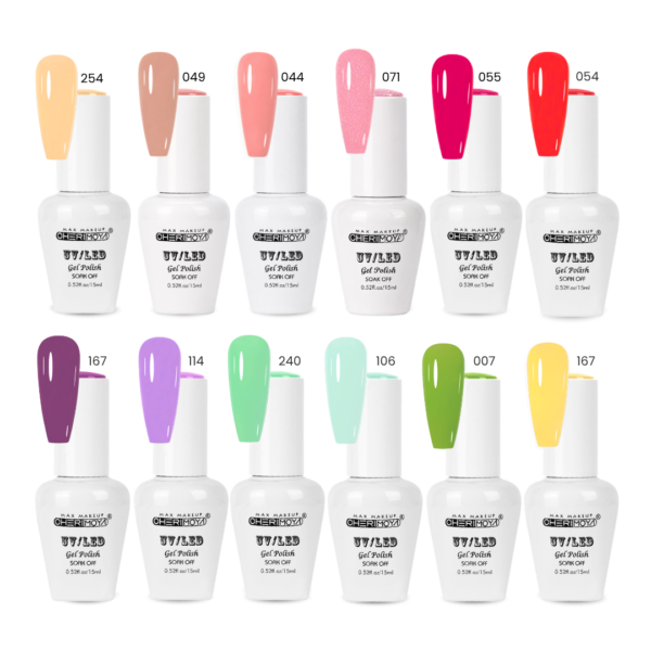 Set 12 Colores Esmalte 15ml