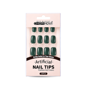 Uñas Verde Pino Full Color
