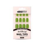 uñas verde pistacho