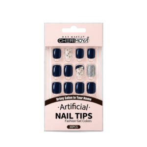 Uñas con Diseño Deep Royal