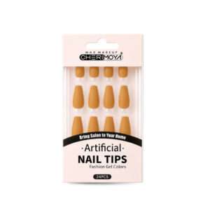 uñas marrones mate