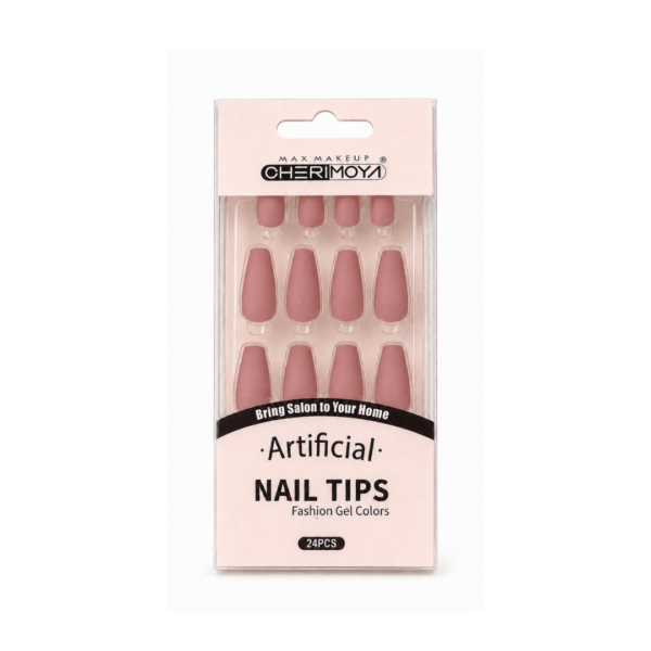 uñas Palo Rosa mate
