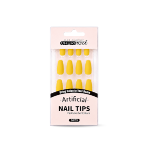 uñas amarillas mate