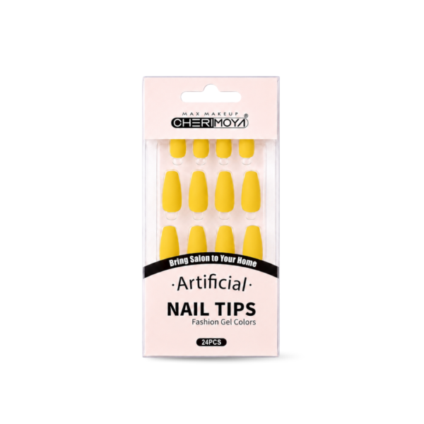 uñas amarillas mate