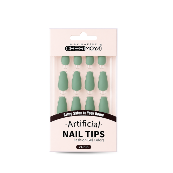 uñas verdes mate