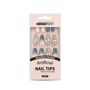 uñas con diseño diamante