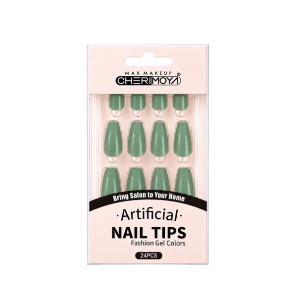 Uñas Verde Olivo Full Color