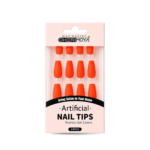 Uñas Naranja Mate